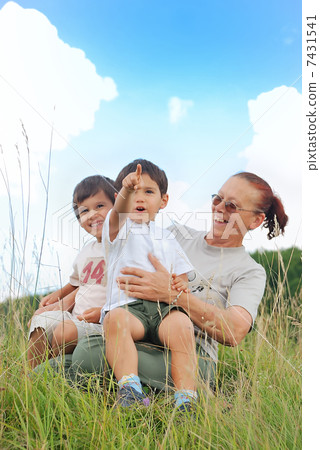Happy children in nature Happy children in nature 7431541