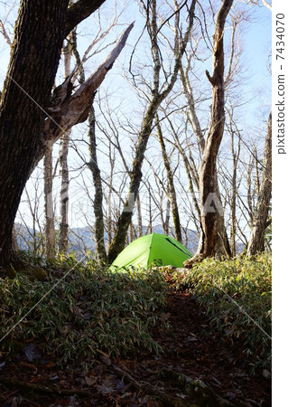 登山帳篷之夜 7434070