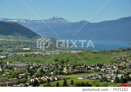 Streets with lakes Streets with lakes 7435282