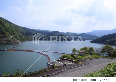 Gassan Lake 2013 [Sagae Dam] in early summer 7435482