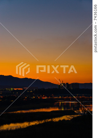 日落風景 日落風景 7436166
