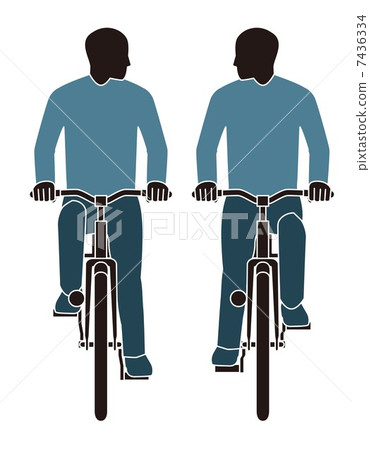 Bicycle riding in parallel 7436334