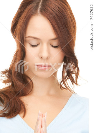 praying businesswoman praying businesswoman 7437623