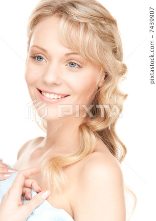 lovely woman in towel lovely woman in towel 7439907