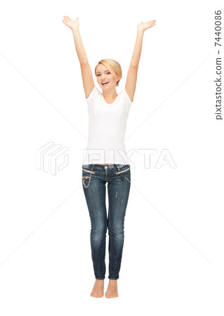 happy and carefree teenage girl happy and carefree teenage girl 7440086