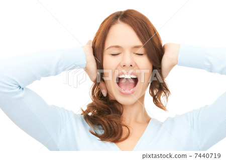 screaming woman screaming woman 7440719