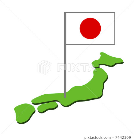 日之丸的旗幟 7442309