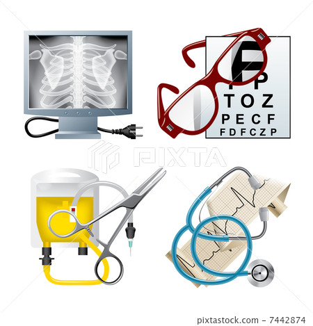 Set of medical icons 7442874