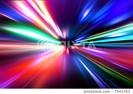 acceleration speed motion on night road acceleration speed motion on night road 7443763