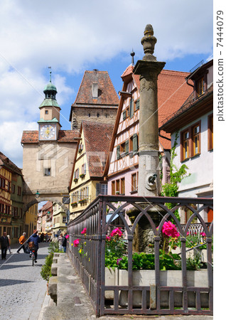 Townscape of Rothenburg, Germany Marx Tower 7444079