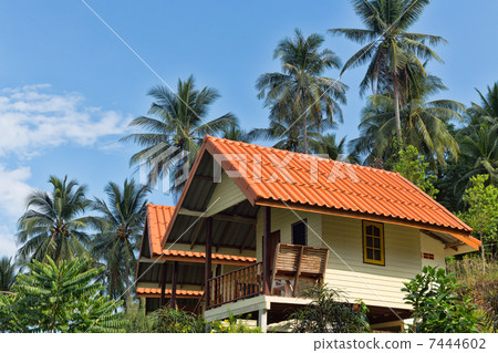 beautiful bungalow resort in jungle, Koh Chang, Thailand 7444602