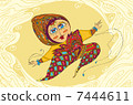 Girl Jump Ornamental 7444611