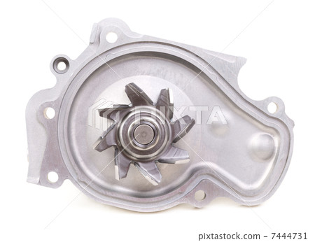 water pump. Isolated on white with clipping path 7444731