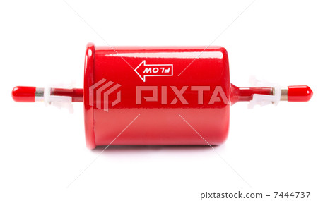 New red car fuel filter New red car fuel filter 7444737