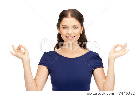 woman in meditation woman in meditation 7446352