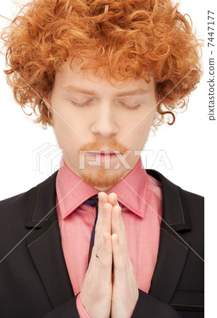 praying businessman praying businessman 7447177
