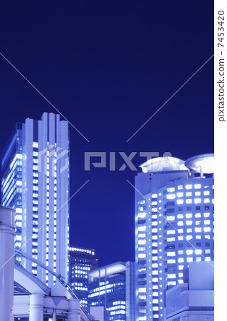 Night view of Osaka, Umeda Night view of Osaka, Umeda 7453420