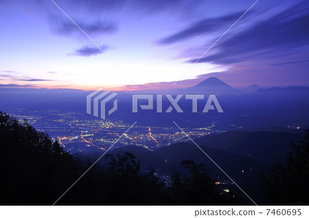 Mt. Fuji at dawn 7460695