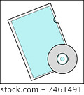 Clear file and CD-ROM 7461491