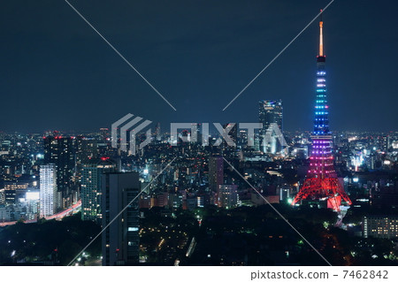 東京的夜景 7462842