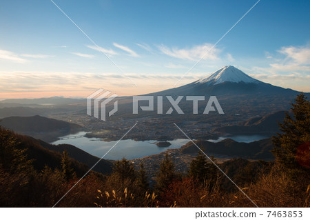 富士採取早晨的太陽 富士採取早晨的太陽 7463853