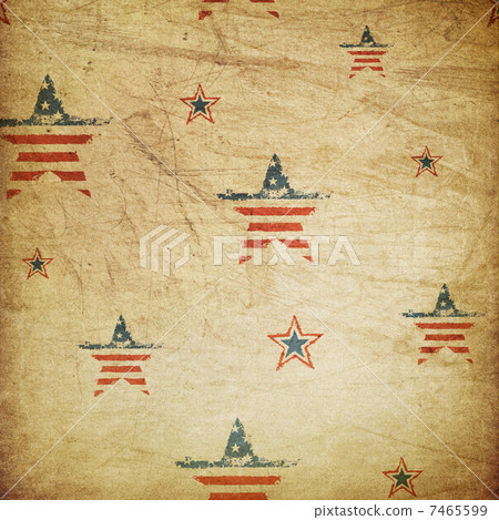 American patriotic ornament - Stock Illustration [7465599] - PIXTA