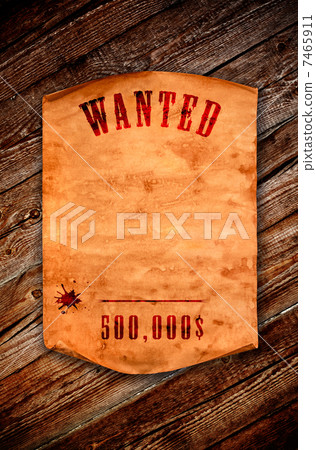 Blank old paper against the background of an aged wood Blank old paper against the background of an aged wood 7465911