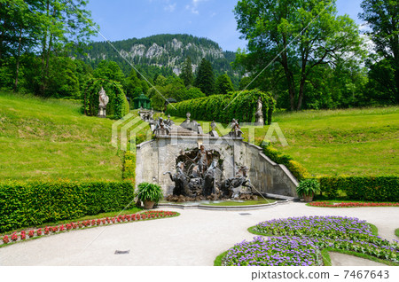德國Linderhof城堡花園 7467643