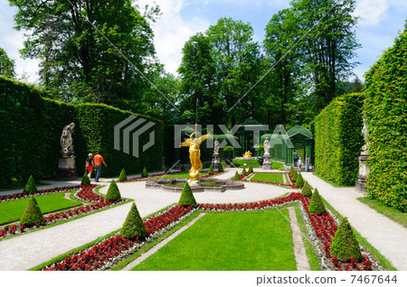 德國Linderhof城堡花園 7467644