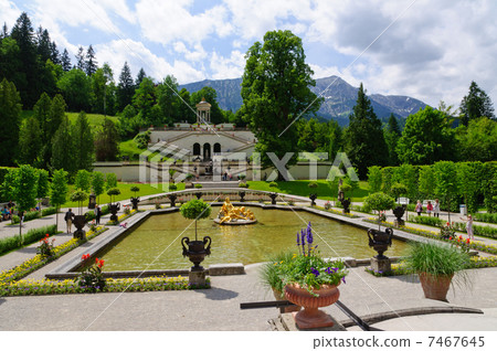 德國Linderhof城堡花園 7467645