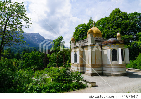 德國Linderhof城堡摩爾人樣式報亭 7467647