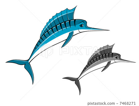 Blue marlin fish 7468271
