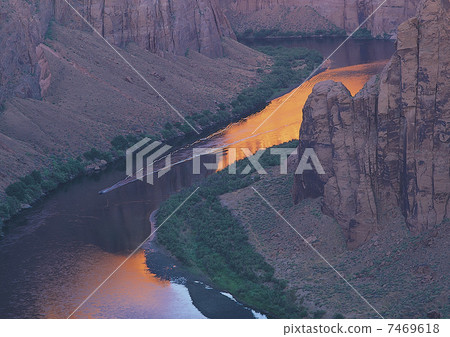 Beautiful scenic in Hokkaido , Japan 7469618