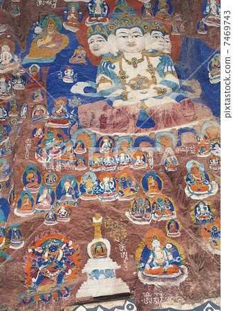 Mural of Buddhism 7469743