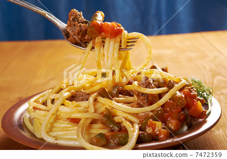 pasta with beef tomato sauce pasta with beef tomato sauce 7472359