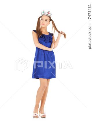 lovely woman in crown lovely woman in crown 7473481