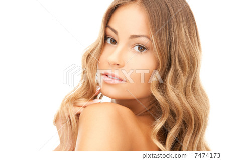 lovely woman with big diamond 7474173