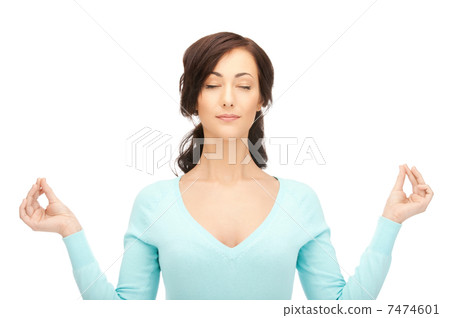 woman in meditation 7474601