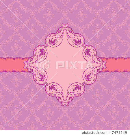 Template frame design for greeting card . Template frame design for greeting card . 7475549