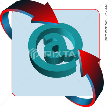 At mail sign contact vector icon - Stock Illustration [7475661] - PIXTA