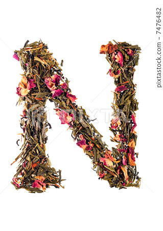 Letter 'N' from herbal tea abc 7476482
