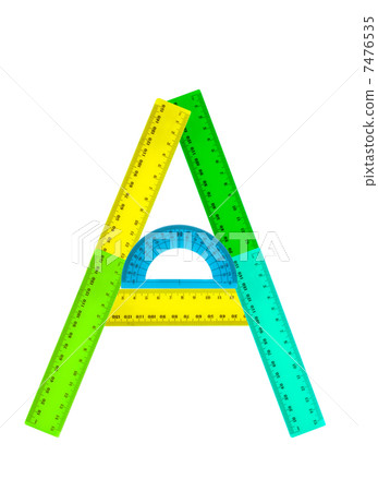 Alphabet rulers and protractors 7476535