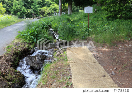Clear current of water eye Clear current of water eye 7478818