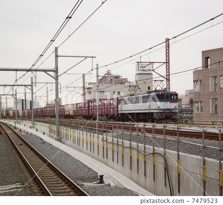 貨運列車EF 65集裝箱浦和站 7479523