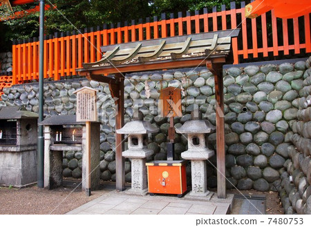 Omori stone of Fushimi-Inari shrine Omori stone of Fushimi-Inari shrine 7480753