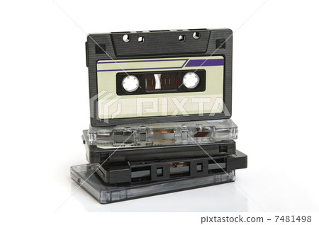 Group of cassette tapes Group of cassette tapes 7481498