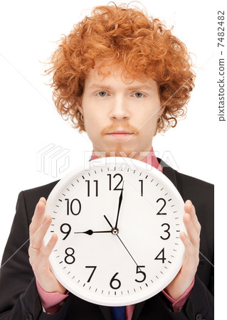 man with clock 7482482
