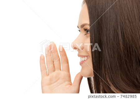 woman whispering gossip 7482985