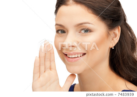 woman whispering gossip 7483939