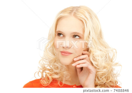 beautiful pensive teenage girl 7488846